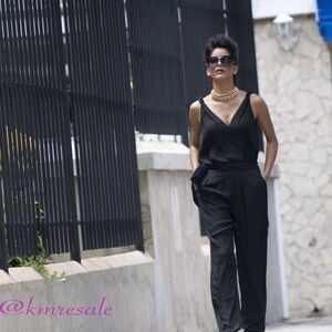 Aryn K Black Jumpsuit Size Medium